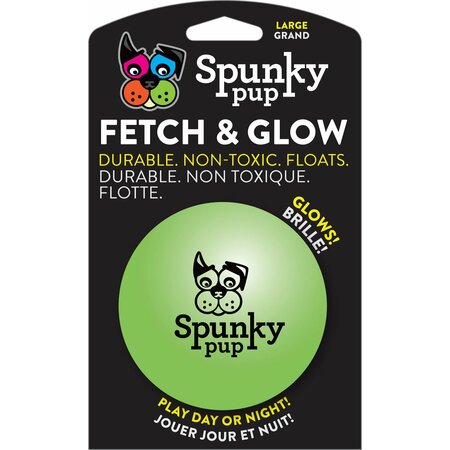 SPUNKY PUP FETCH/GLOW BALL 12115